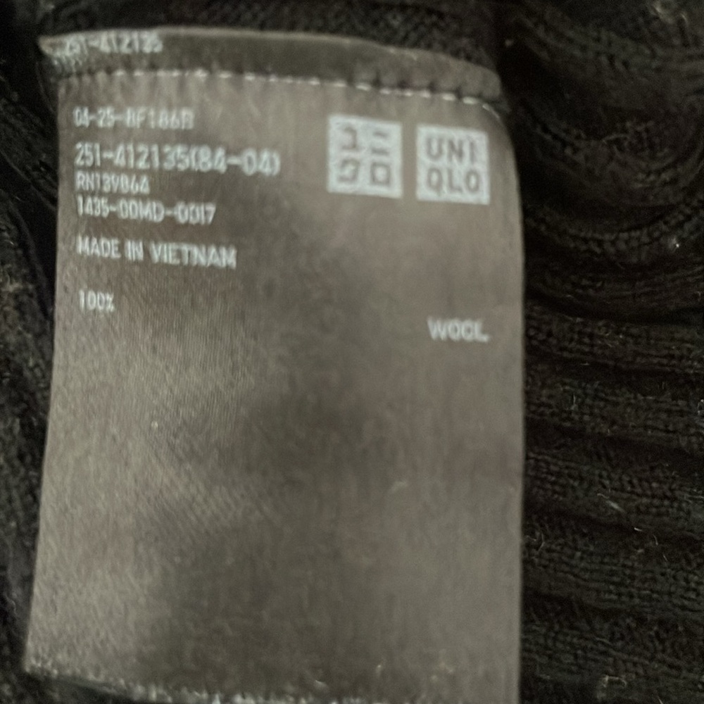 100% wool ribbed knit sweater - Picture 4 of 4